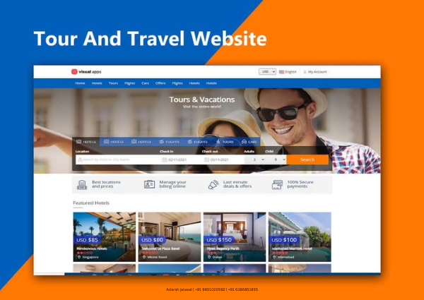 Tour & Travel Management Website – Cloud-Based Travel Booking Platform